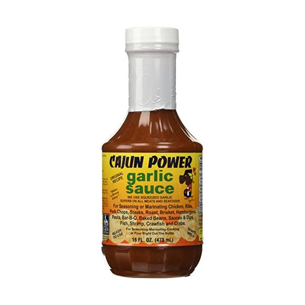 FQQF Cajun Power Sauce - Original Garlic Sauce - 16oz