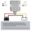 Voltage Converter 8-40V to 12V 10A 120W DC-DC Converter 24V