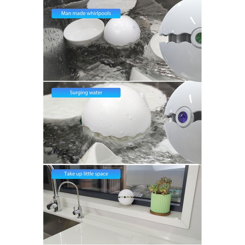 Mini Sink Dishwasher Portable Auto Shutdown Efficient USB Dish Washing