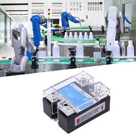 Berm Solid State Relay, Single-Phase Relay, High Performance Optocoupler Control, Power Regulator 0-10 V DC, Load 0-250 V AC, Frequency 50/60 Hz Berm Relay (BERM-25VD), Default