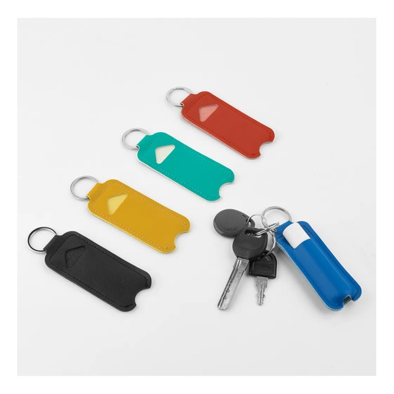 Llavero Colorido Con Soporte Para Pintalabios
