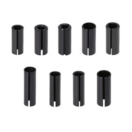 Treki Pack of 9 Reducing Sleeve Milling Cutter Collets Adapter Router Collet Chuck in 9 Sizes, Chuck Collet Cutter Shaft Adapter Router Clamping Sleeve for Converter for Router Engraving Machine