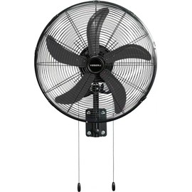 YESERLl 20 Inch Oscillating Wall Mount Fan, Wall Fan with 3 Speed Adjust,4700 CFM outdoor wall mount fan，1700RFM outdoor for Warehouse, Garage, Workshop, Patio,Factory and Basement,Black