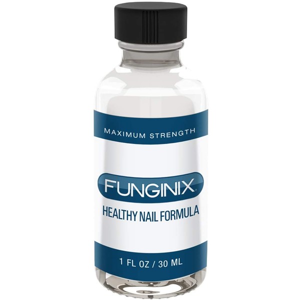 FUNGINIX Healthy Nail Formula - Finger and Toe Fungus Treatment, Made in USA, Eliminate Fungal Infections, Maximum Strength Solution (1 Fluid Ounce)