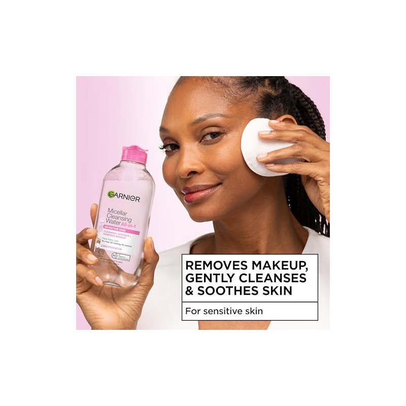 Garnier SkinActive Micellar Cleansing Water, For All Skin Types, (Pack