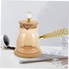 Ipetboom Insulated Borosilicate Glass Coffee Kettle with Side Handle Elegant