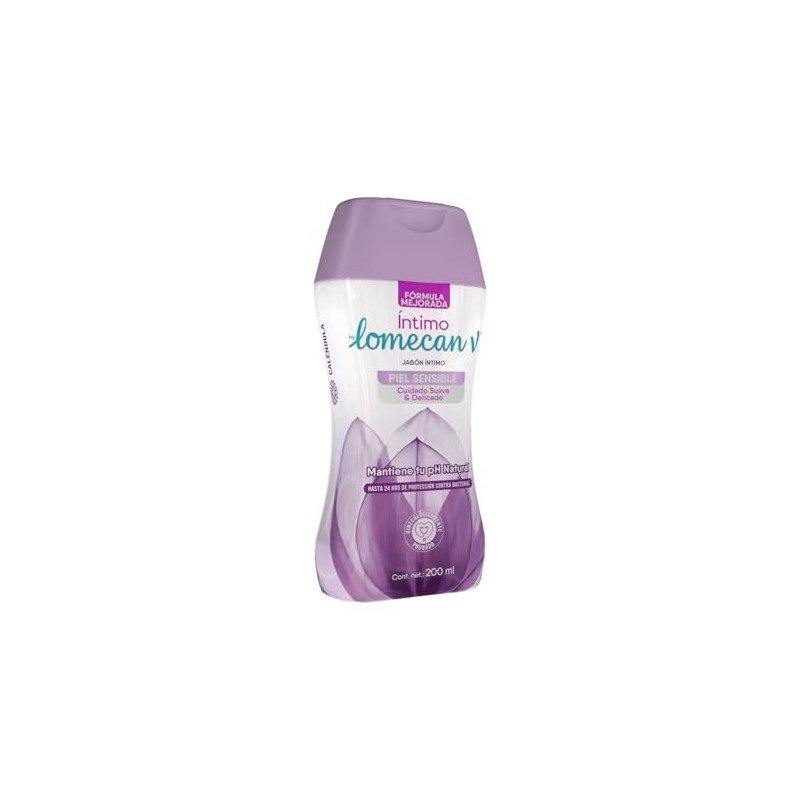 LOMECAN V Shampoo Íntimo Piel Sensible, Con Aloe Vera que
