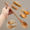 Long Handle Wooden Spoon Cooking Mixing Stirring Multi-Purpose Spoon 13inch-