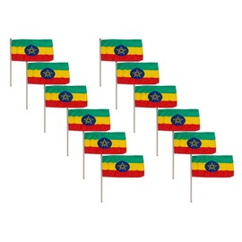 Us Flag Store Ethiopia Flag, 12 by 18-Inch