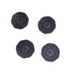 LALAFINA 4pcs Hair Shampoo Brush Scalp Massager Bristle Brush for