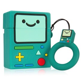 Coralogo for Airpods 1/2 Cute Case, 3D Fashion Cartoon Stylish Soft Silicone Airpod Skin Funny Fun Cool Game Console Design Accessories Shockproof Cover Air pods Cases for Kids Teens Boys (Green Game)