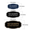 Signs ByLITA Victorian No guests Beyond This Point Business Sign