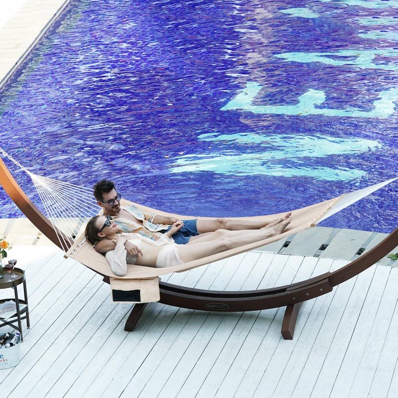 Lazy Daze Hammocks 11 FT Double Outside Hammock Quick Dry