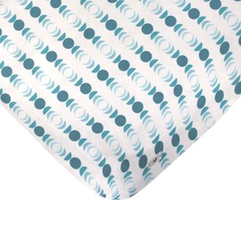 Nap Baby Sábana de Cajón para Colecho/Corral de 74x110 cm - 100% Algodón - Fases Lunares