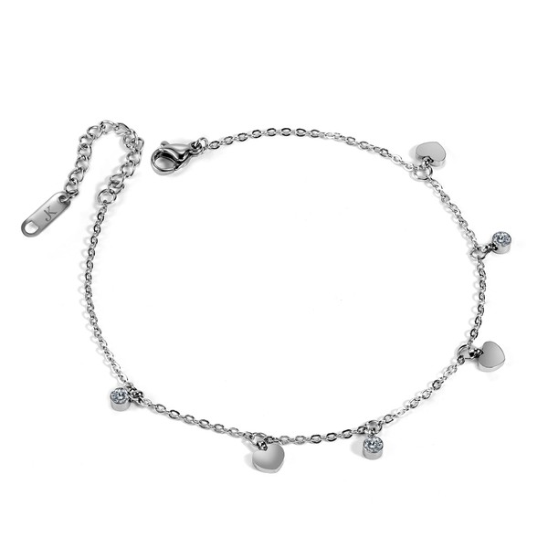 Kim Johanson Stainless Steel Women's Anklet Various Models in Silver,