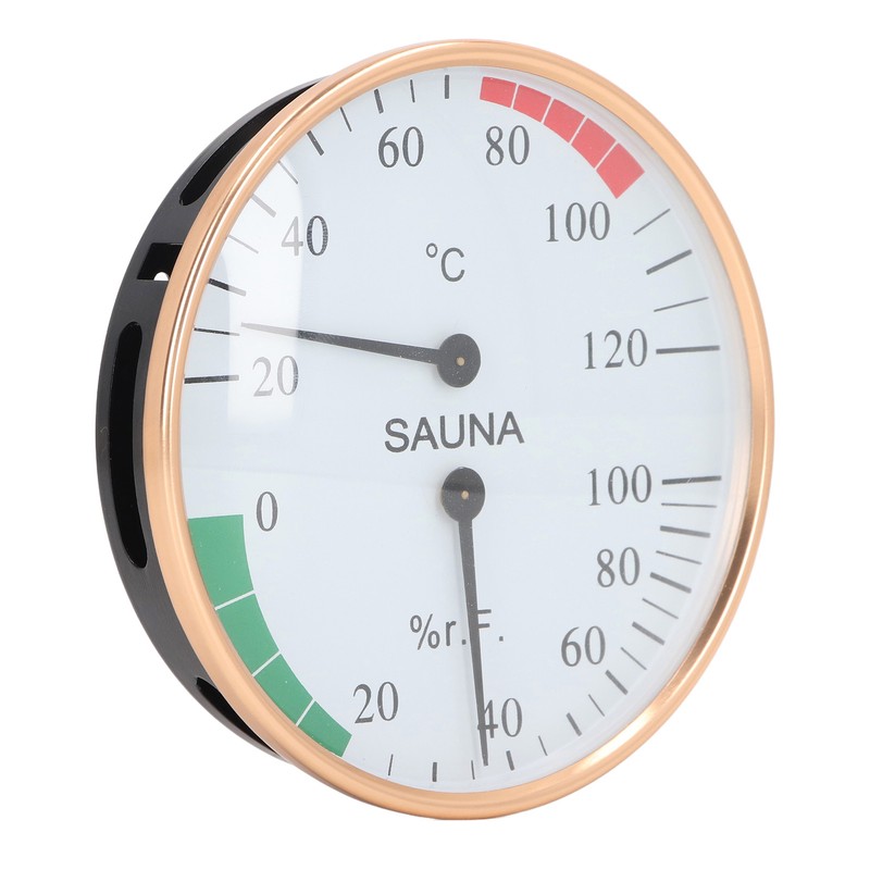 Sauna Temperature Humidity Meter Professional Wall Mounted High Accuracy Hygrometer