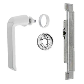 Schüco Repair Kit Gear Handle Rosette RAL9016 Aluminium Window (DIN Left) 223285