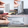 Ryaupy Durable String Action Guide Ruler, Measuring Gauge for Luthier