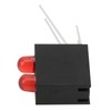 100Pcs 3mm Light Holder Dual Hole LED Diode Lamp with
