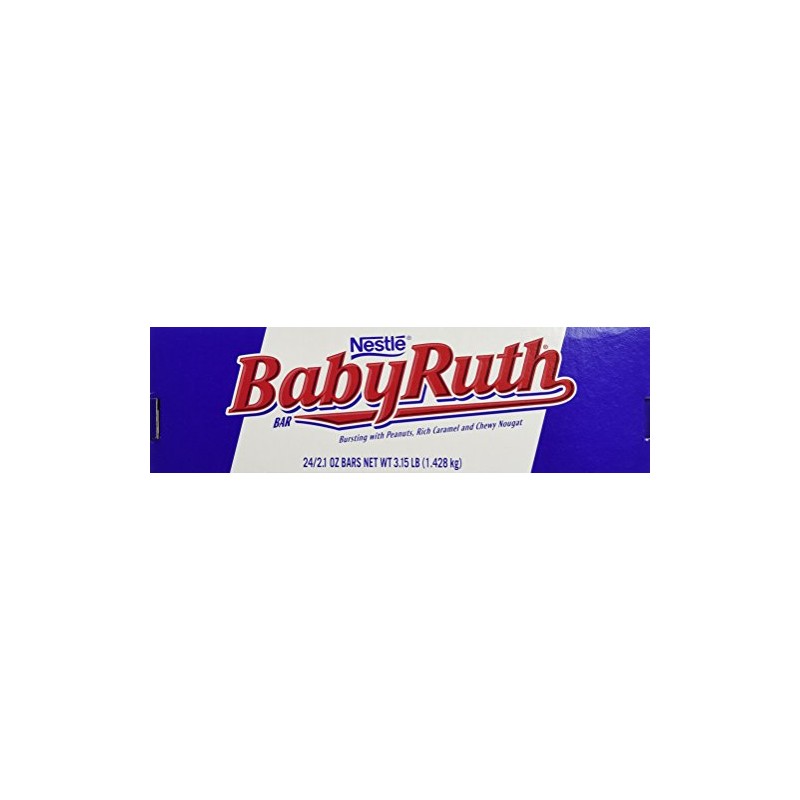 Baby Ruth Candy Bars 24ct 2.1 oz bars