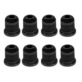 8Pcs Yootones Guitar String Through Body Compatible with Bass Tele Telecaster Style Electric Guitar (Black)