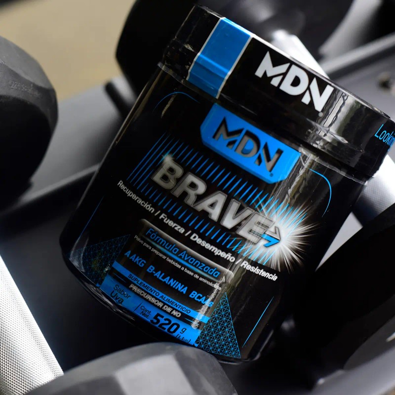 Suplemento Polvo Mdn Sports Aminoácidos Brave Sabor Uva 520g