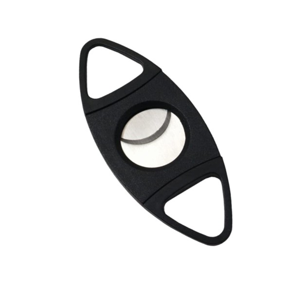 Quality Importers Trading Dual Blade Guillotine Cigar Cutter, Cuts Up to 54RG, Clean Cut, Black