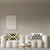 Daesar Decorative Pillowcase Covers, Pillowcase Covers 4 Pack Black White