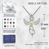 JiaYang Little Guardian Angel Necklace 925 Sterling Silver with Heart