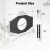 WIRELEL One-Hole-Remodel-Cover-Plate Compatible with Moen and Delta Bathtub and Shower