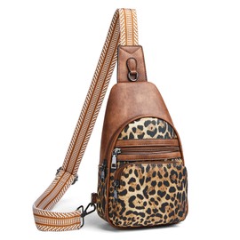 Mroede Sling Bag Crossbody Bags for Women Fanny Packs Purse Backpack Casual Daypacks for Travel Work Shopping