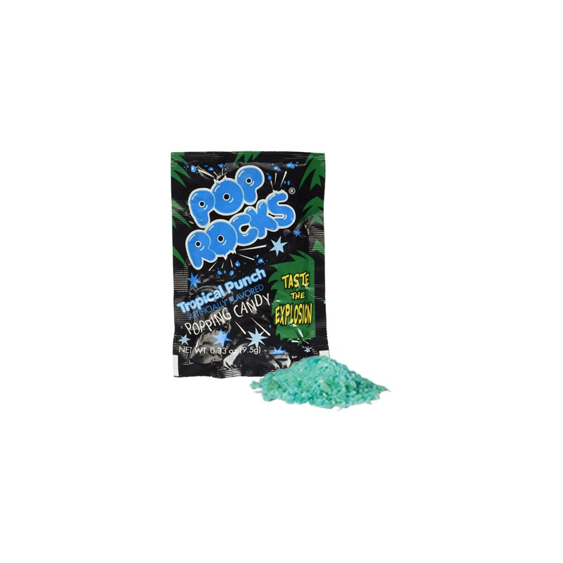 Pop Rocks Tropical Fruit Punch Bulk (0.33oz) - 72 Pack