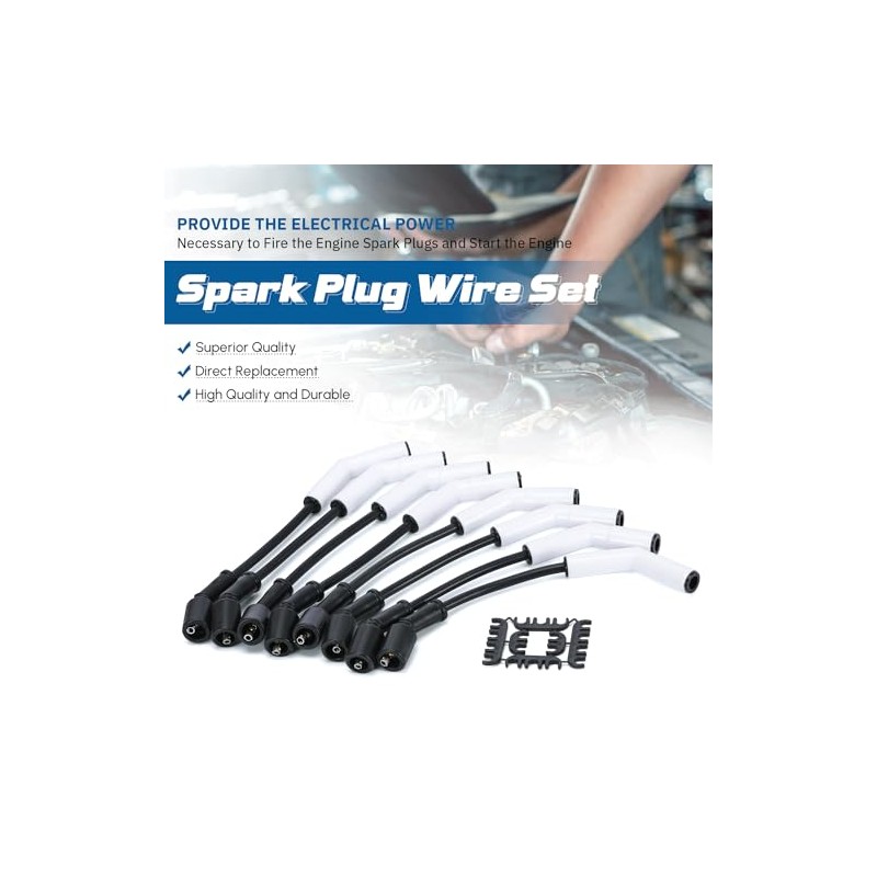 Juego de cables de bujía para motores GM LS3/LS4/LS7/LT 9070C