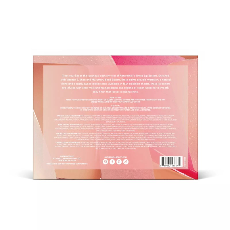 NATURE WELL Tinted Lip Butter Variety Pack, Shear & Subtle