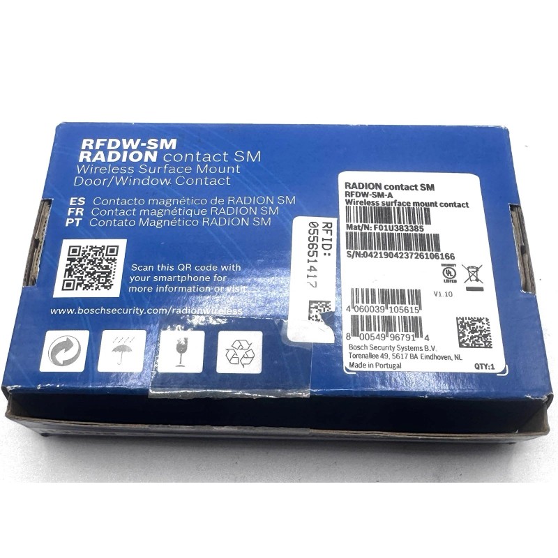 Bosch NEW! Bosch Radion RFDW-SM Contact SM Wireless Surface Mount