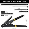Innconee Zip Tie Tool Kit with 400 Cable Ties Assorted