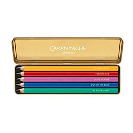 Caran d'Ache Set of Colour Treasure 5 Maxi HB Limited Edition Pencils