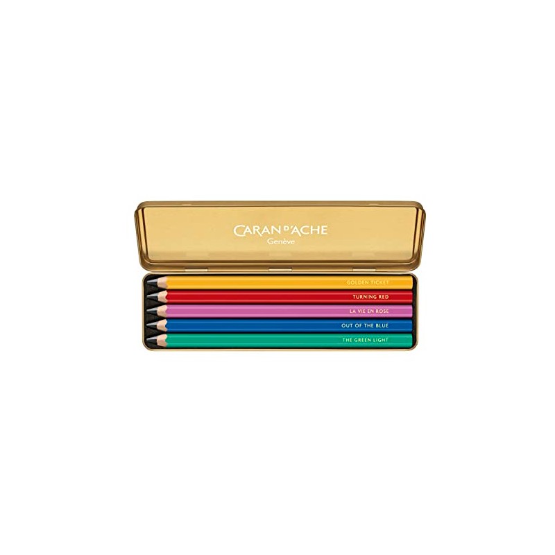Caran d'Ache Set of Colour Treasure 5 Maxi HB Limited