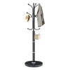 Modern Coat Rack Stand, Metal Freestanding Coat Rack with Natural