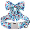 Maca Bates American Flag 4th of July Dog Collar with