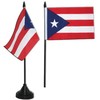 Puerto Rico Table Flag 4 x 6 inch