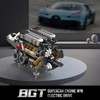 Mould King 10131 W16 Engine Building Blocks Sets, V8 Engine