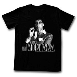 A&E Designs Scarface Tony Montana T-Shirt, Black, Large