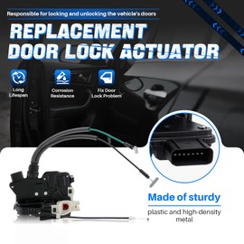 AUTOKAY 813102P000 Front Left Driver Side Door Lock Latch Actuator Fits for Kia Sorento 2011 2012 2013 2014 2015 With 7 Pins Connector RE# 81310-2P000 937-565 937565 DLA960