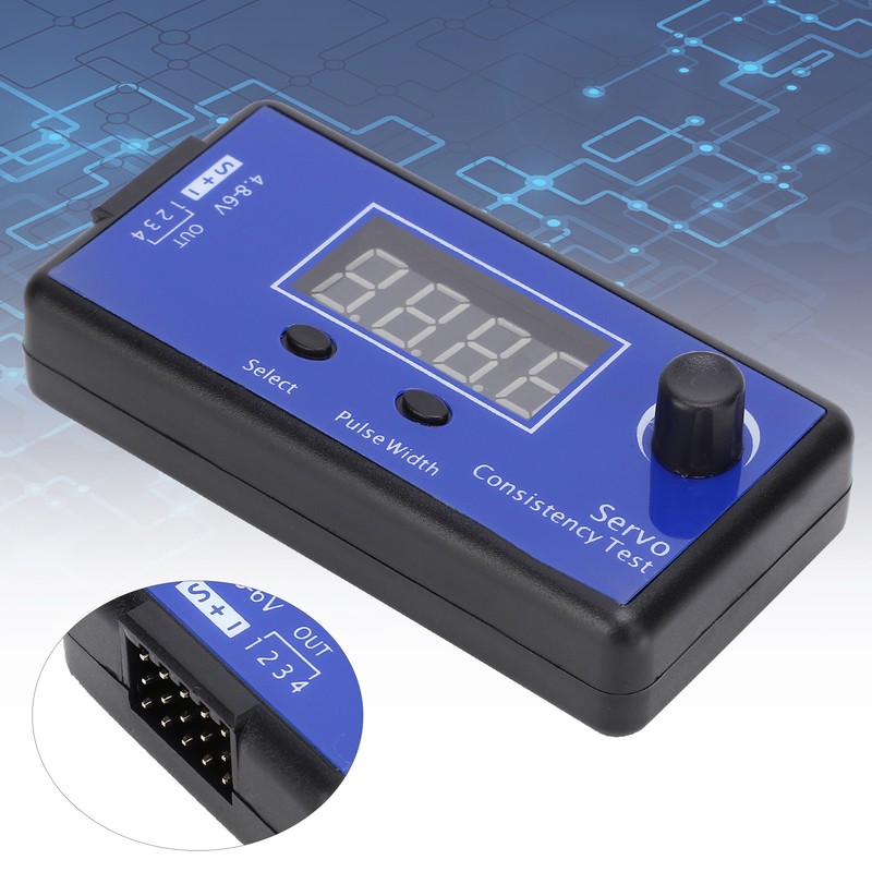 Servo ESC Tester MultiFunctional Brushless Brushed Motor Tester for RC