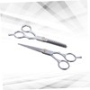 Ipetboom Stainless Steel Professional Hair Scissors 2pcs Flat Scissor Set