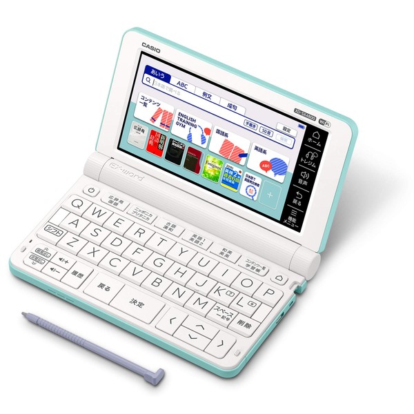 Casio XD-SXN48GN Electronic Dictionary, High School Student, XD-SX4800GN, 220 Contents, Green XD-SXN48GN Bonus Set