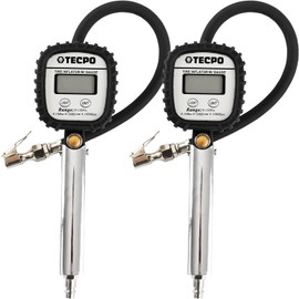 TECPO 2 x Compressed Air Tyre Inflator Digital Tyre Inflator Tyre Tester Test Tool