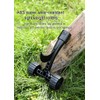 Crevice Weeding Tool with Wheel,Adjustable Handle Length, Allowing for Effortless