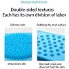 Silicone Back Scrubber Belt for Showering – Double-Ended Body Cleaning